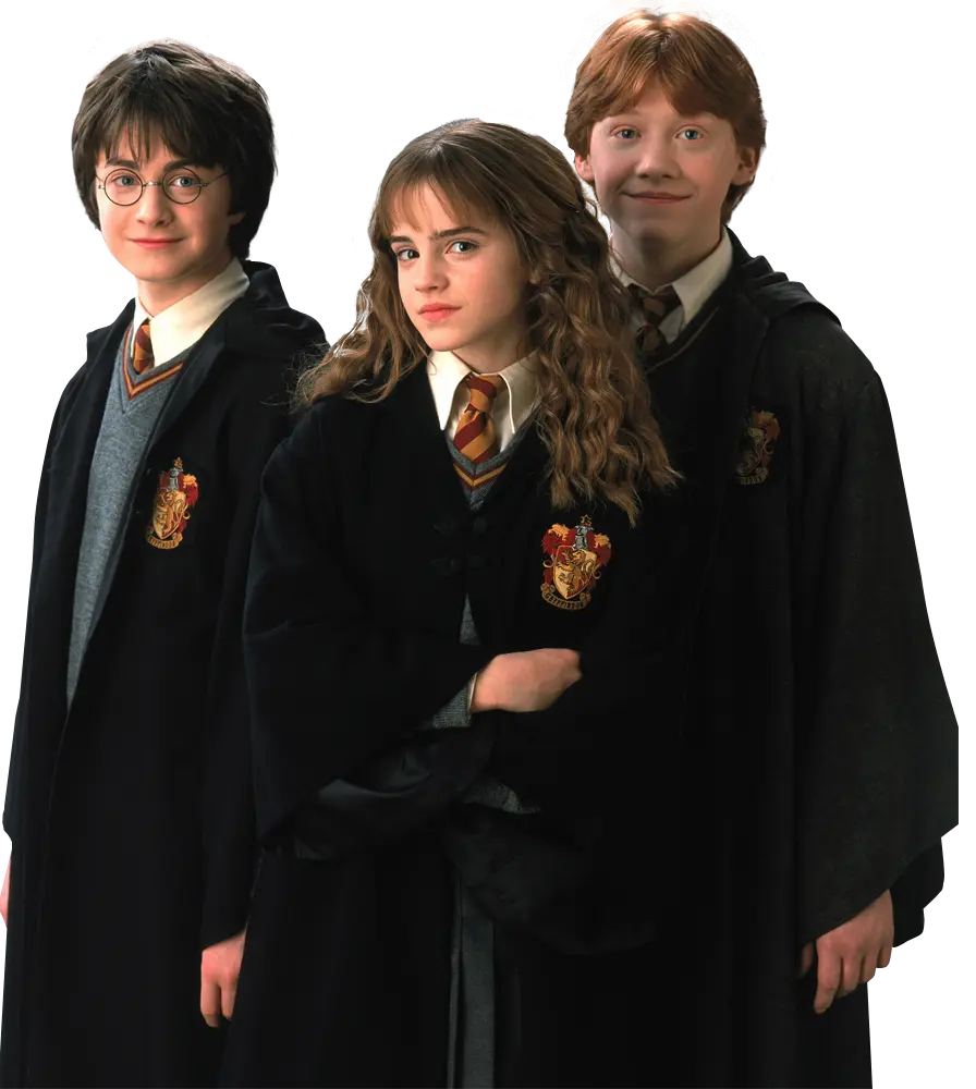 Ron, Hermione, Harry