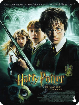 couverture du film : Harry Potter et la chambre des secrets
