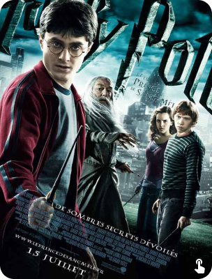couverture du film : Harry Potter et le prince de sang mêlé